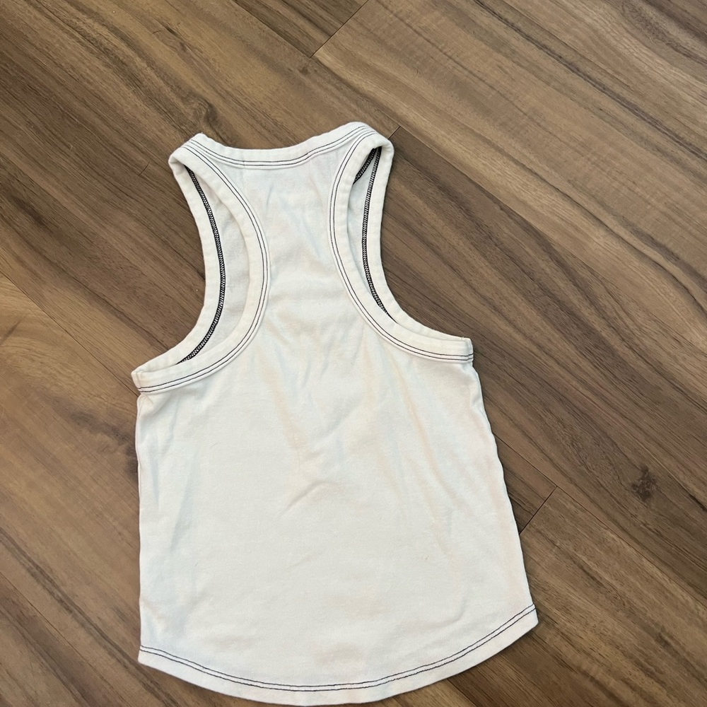 Storets White Racer Tank - Picture 4 of 6